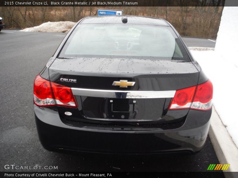 Black Granite Metallic / Jet Black/Medium Titanium 2015 Chevrolet Cruze LS