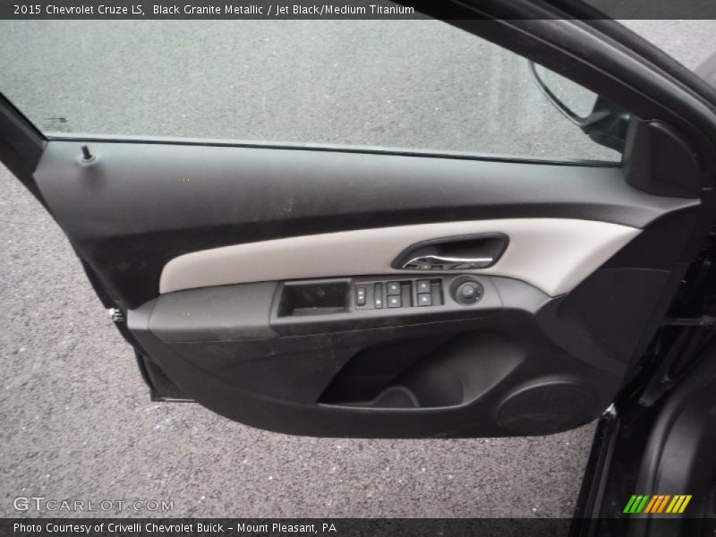Black Granite Metallic / Jet Black/Medium Titanium 2015 Chevrolet Cruze LS