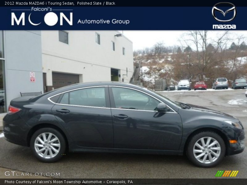 Polished Slate / Black 2012 Mazda MAZDA6 i Touring Sedan