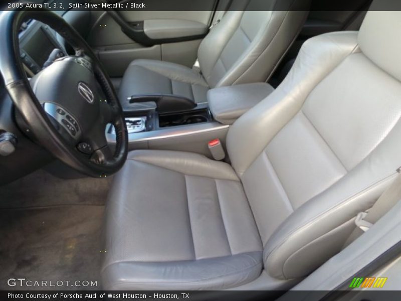 Satin Silver Metallic / Black 2005 Acura TL 3.2