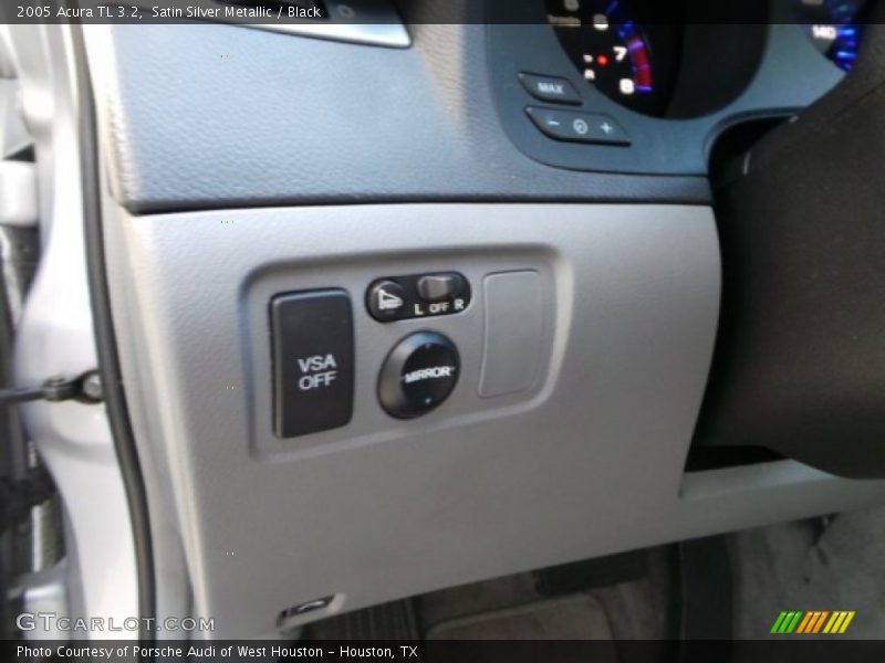 Satin Silver Metallic / Black 2005 Acura TL 3.2