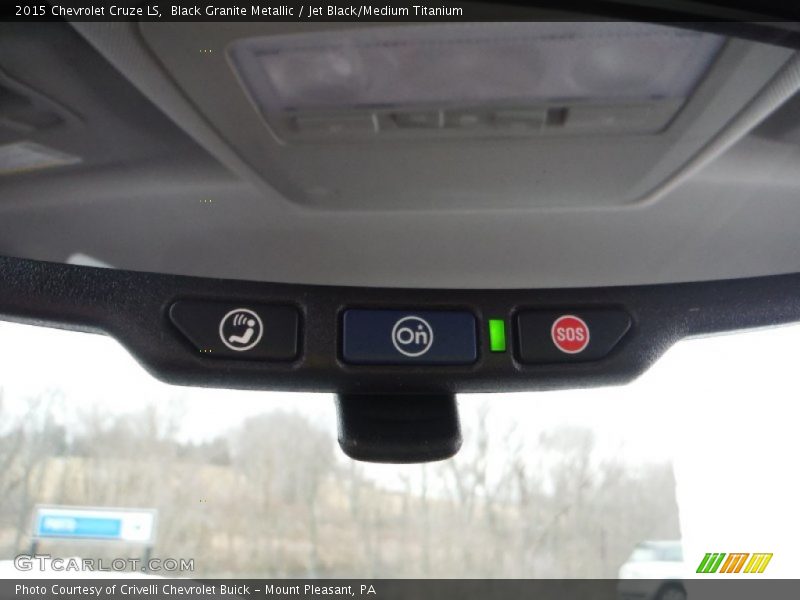 Black Granite Metallic / Jet Black/Medium Titanium 2015 Chevrolet Cruze LS
