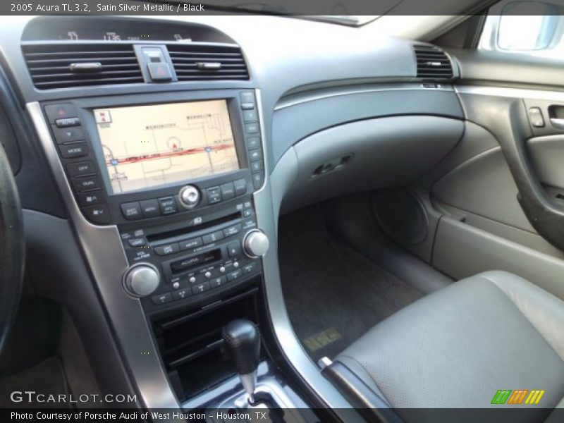 Satin Silver Metallic / Black 2005 Acura TL 3.2