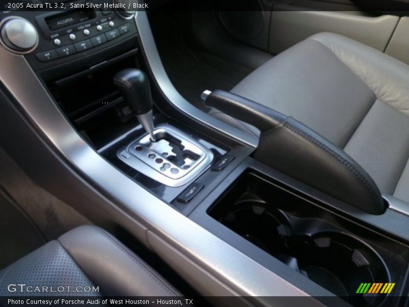 Satin Silver Metallic / Black 2005 Acura TL 3.2