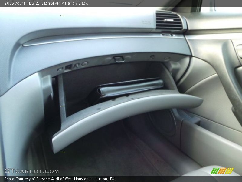 Satin Silver Metallic / Black 2005 Acura TL 3.2