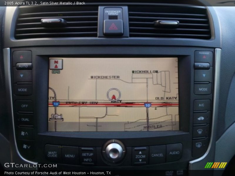 Satin Silver Metallic / Black 2005 Acura TL 3.2