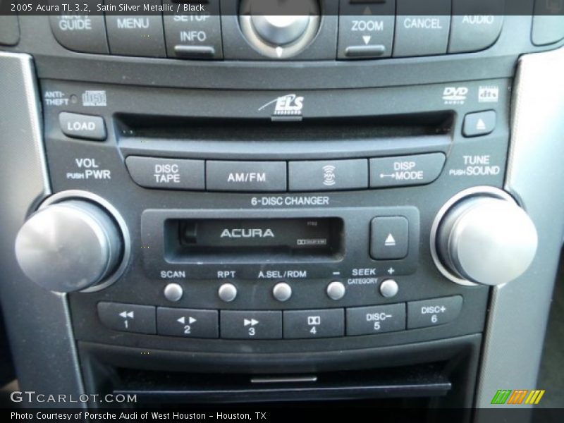 Satin Silver Metallic / Black 2005 Acura TL 3.2