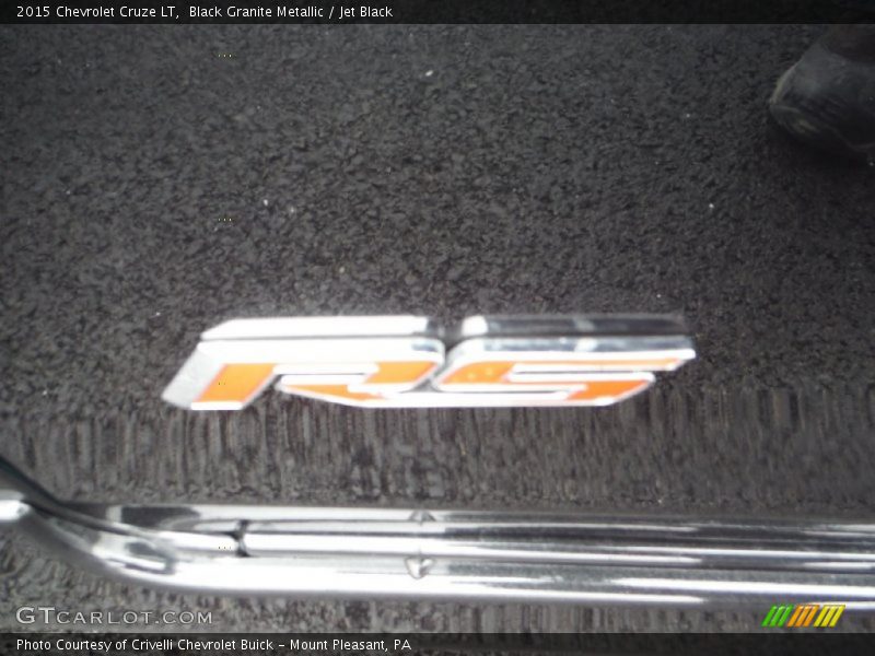 Black Granite Metallic / Jet Black 2015 Chevrolet Cruze LT