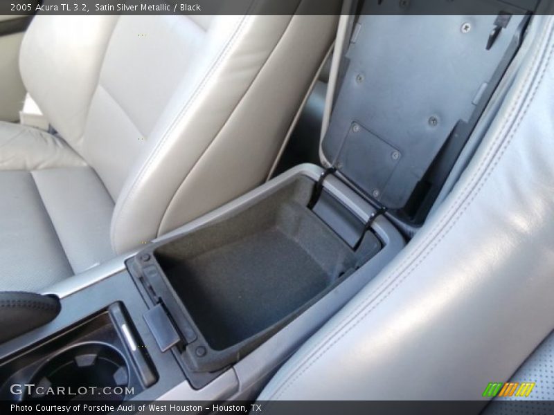 Satin Silver Metallic / Black 2005 Acura TL 3.2