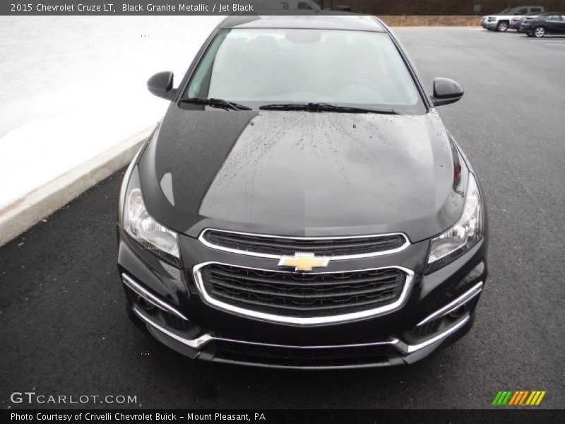 Black Granite Metallic / Jet Black 2015 Chevrolet Cruze LT