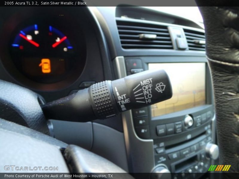 Satin Silver Metallic / Black 2005 Acura TL 3.2