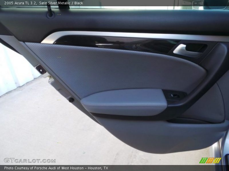 Satin Silver Metallic / Black 2005 Acura TL 3.2