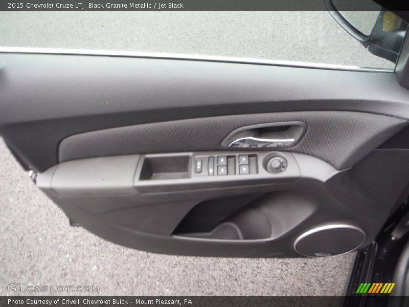 Black Granite Metallic / Jet Black 2015 Chevrolet Cruze LT