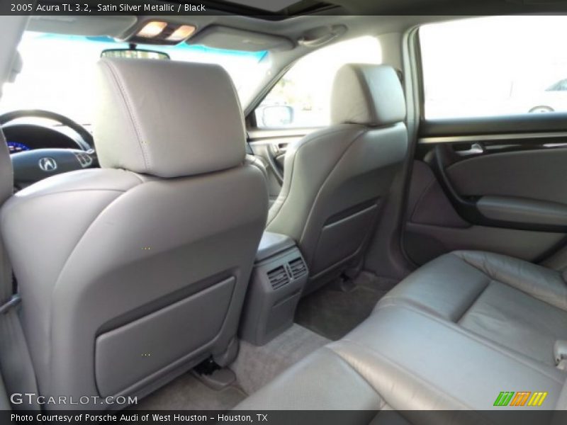 Satin Silver Metallic / Black 2005 Acura TL 3.2