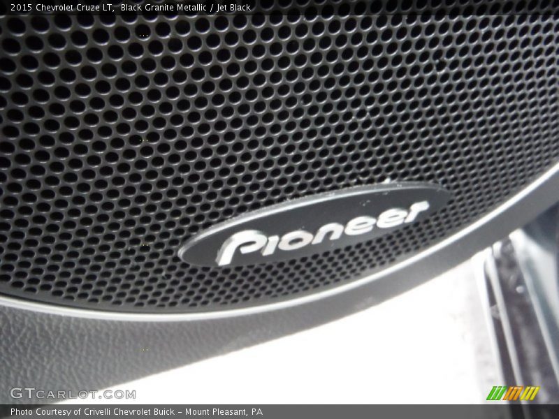 Black Granite Metallic / Jet Black 2015 Chevrolet Cruze LT