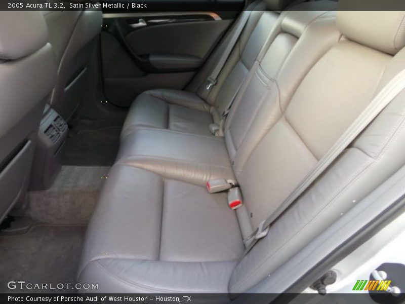 Satin Silver Metallic / Black 2005 Acura TL 3.2