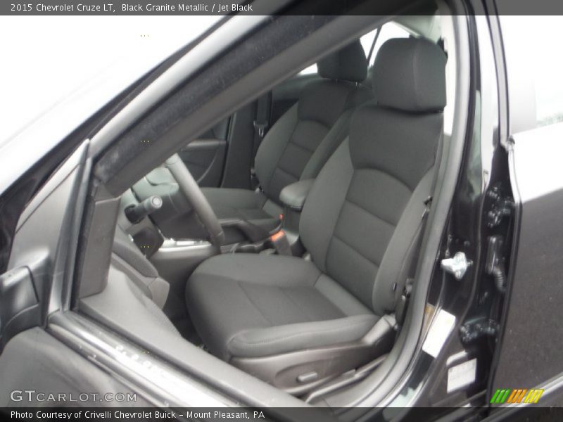 Black Granite Metallic / Jet Black 2015 Chevrolet Cruze LT