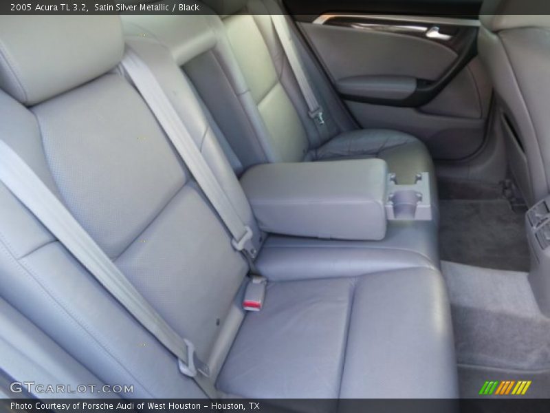 Satin Silver Metallic / Black 2005 Acura TL 3.2
