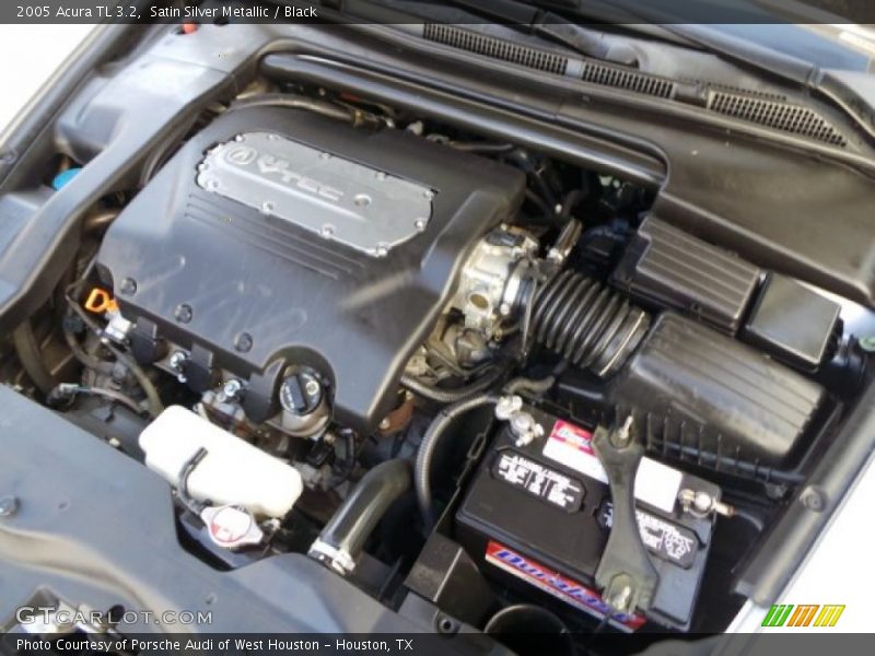 Satin Silver Metallic / Black 2005 Acura TL 3.2