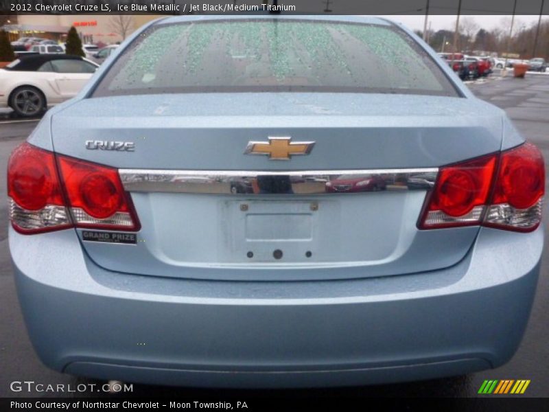 Ice Blue Metallic / Jet Black/Medium Titanium 2012 Chevrolet Cruze LS