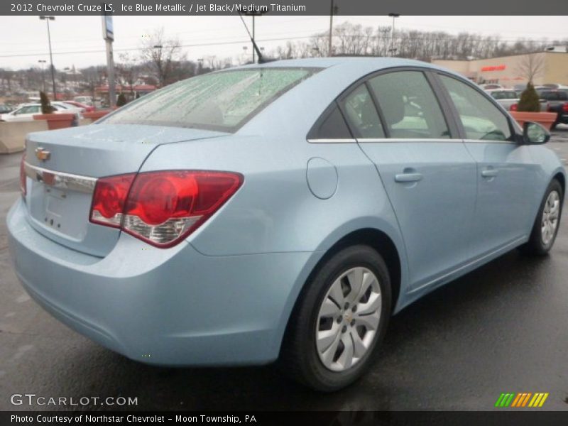 Ice Blue Metallic / Jet Black/Medium Titanium 2012 Chevrolet Cruze LS