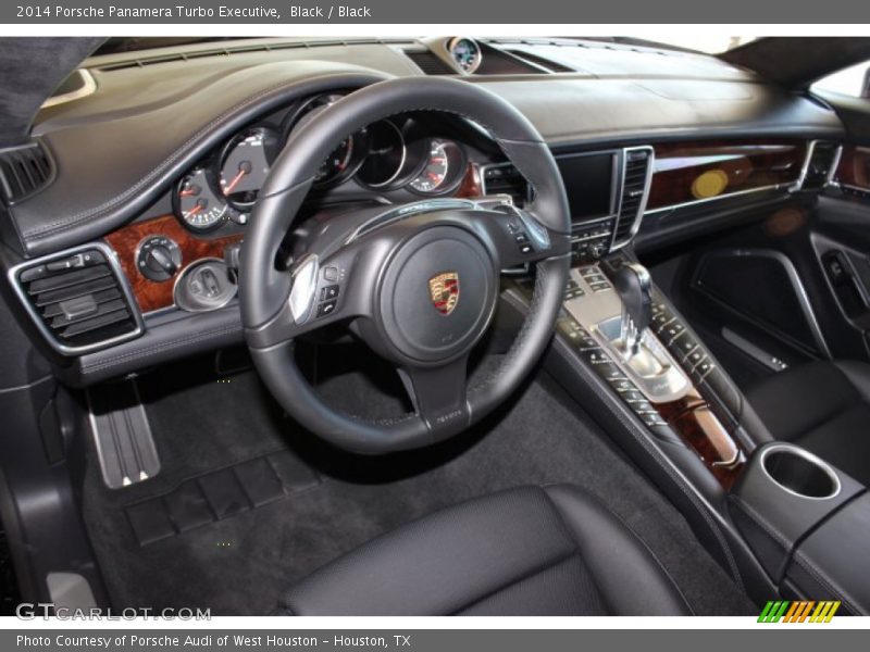 Black / Black 2014 Porsche Panamera Turbo Executive