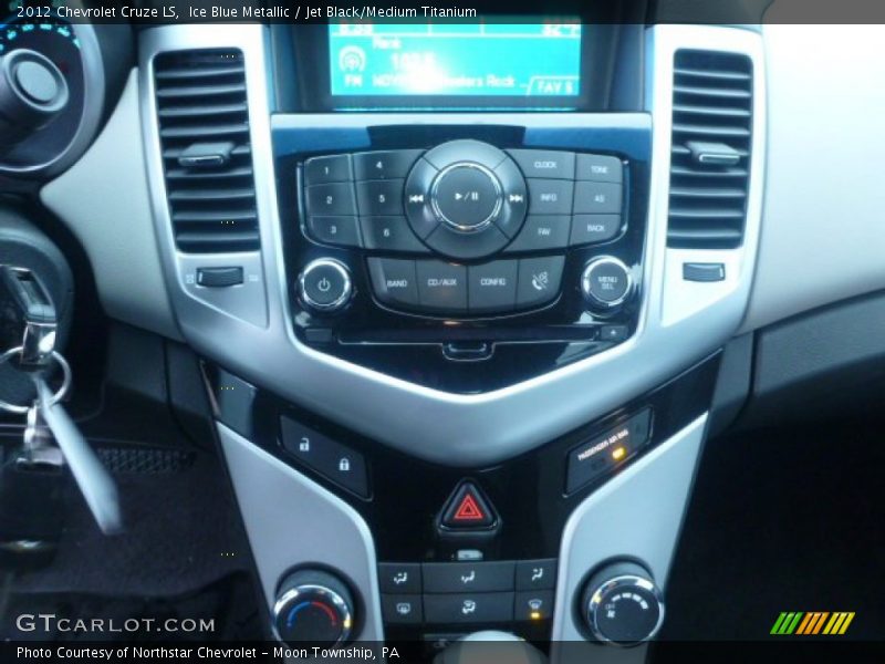 Ice Blue Metallic / Jet Black/Medium Titanium 2012 Chevrolet Cruze LS
