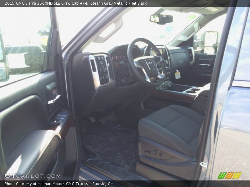 Stealth Gray Metallic / Jet Black 2015 GMC Sierra 2500HD SLE Crew Cab 4x4