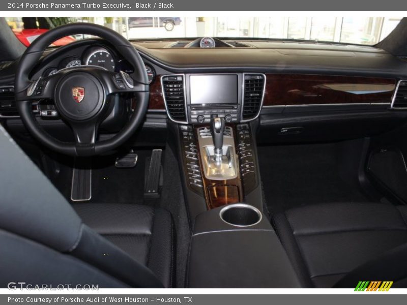 Black / Black 2014 Porsche Panamera Turbo Executive