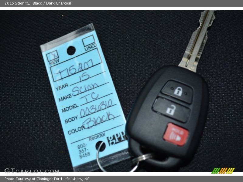 Black / Dark Charcoal 2015 Scion tC