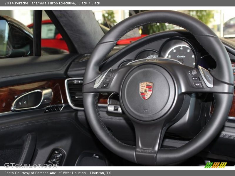 Black / Black 2014 Porsche Panamera Turbo Executive