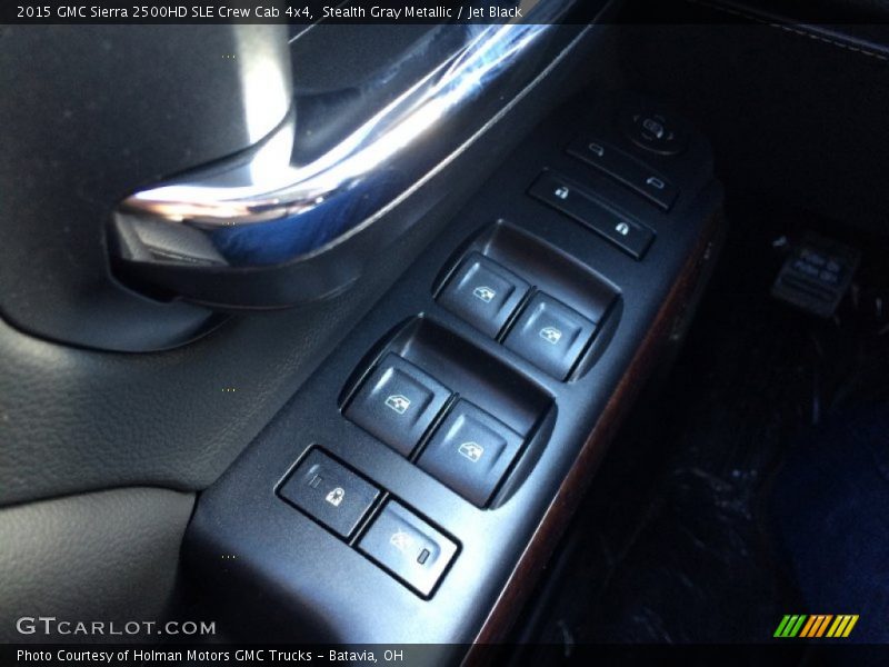 Stealth Gray Metallic / Jet Black 2015 GMC Sierra 2500HD SLE Crew Cab 4x4