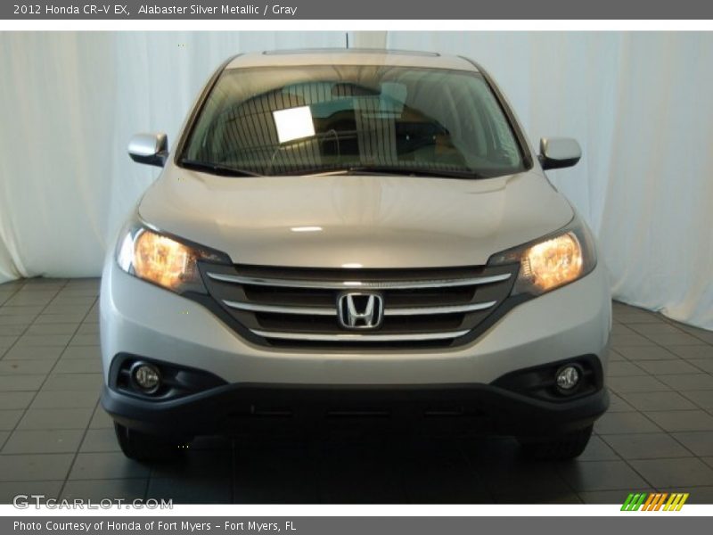 Alabaster Silver Metallic / Gray 2012 Honda CR-V EX