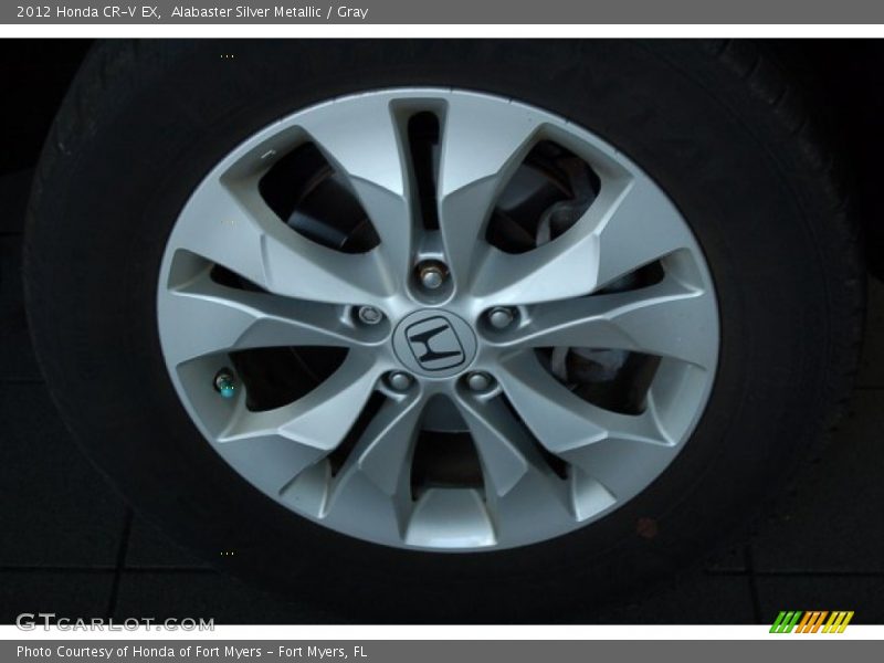 Alabaster Silver Metallic / Gray 2012 Honda CR-V EX