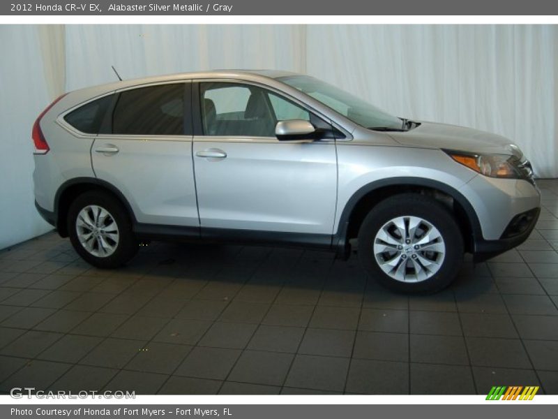 Alabaster Silver Metallic / Gray 2012 Honda CR-V EX