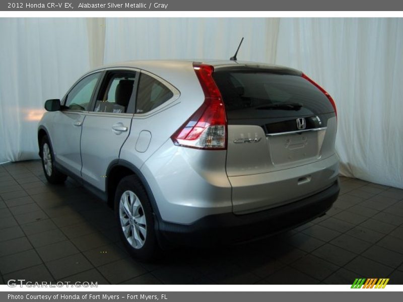 Alabaster Silver Metallic / Gray 2012 Honda CR-V EX