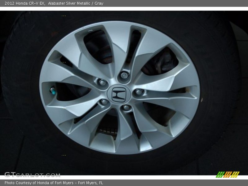Alabaster Silver Metallic / Gray 2012 Honda CR-V EX