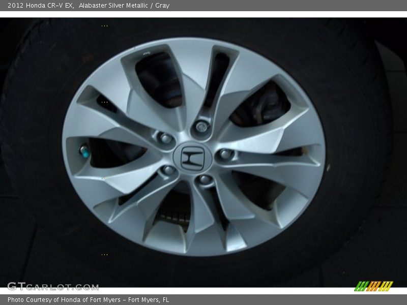 Alabaster Silver Metallic / Gray 2012 Honda CR-V EX