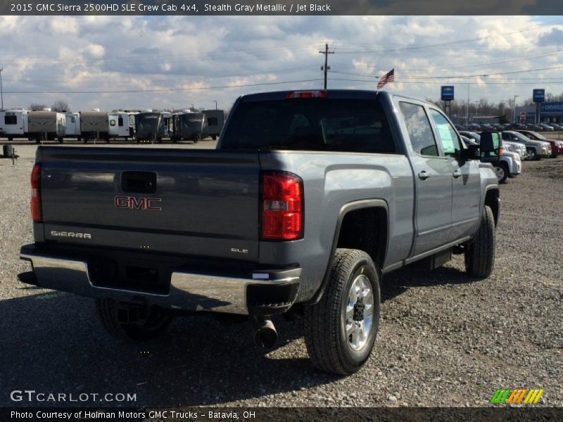 Stealth Gray Metallic / Jet Black 2015 GMC Sierra 2500HD SLE Crew Cab 4x4