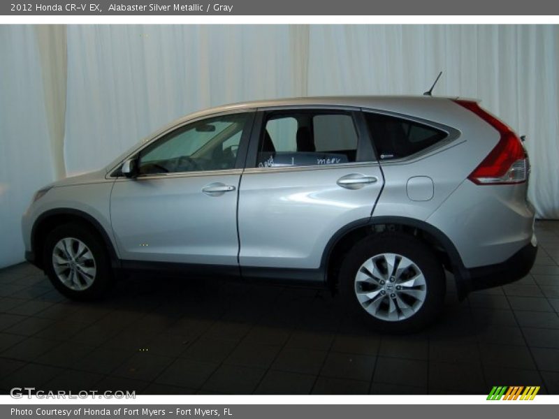 Alabaster Silver Metallic / Gray 2012 Honda CR-V EX