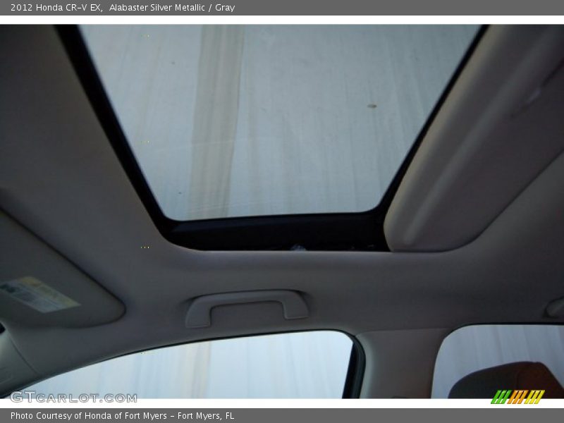 Alabaster Silver Metallic / Gray 2012 Honda CR-V EX