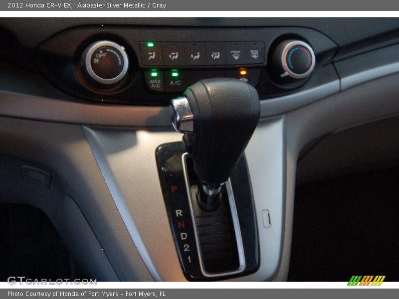 Alabaster Silver Metallic / Gray 2012 Honda CR-V EX