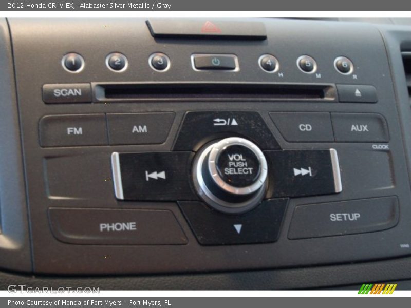 Alabaster Silver Metallic / Gray 2012 Honda CR-V EX