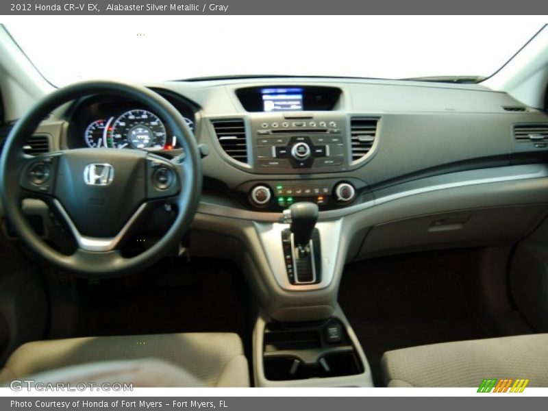 Alabaster Silver Metallic / Gray 2012 Honda CR-V EX