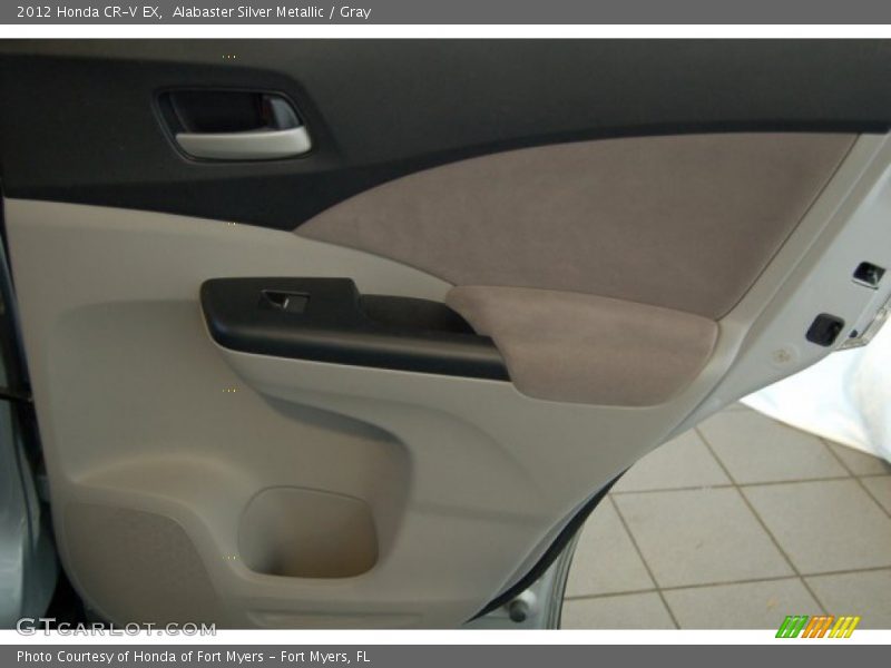 Alabaster Silver Metallic / Gray 2012 Honda CR-V EX