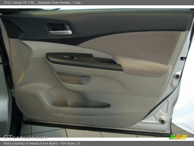 Alabaster Silver Metallic / Gray 2012 Honda CR-V EX