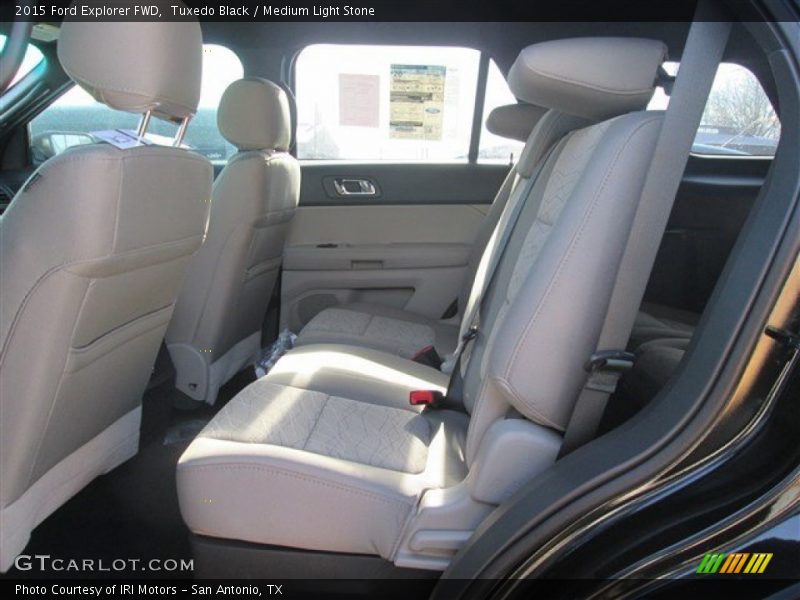 Tuxedo Black / Medium Light Stone 2015 Ford Explorer FWD