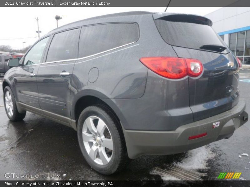 Cyber Gray Metallic / Ebony 2012 Chevrolet Traverse LT