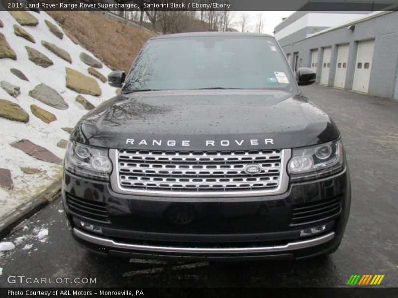 Santorini Black / Ebony/Ebony 2015 Land Rover Range Rover Supercharged