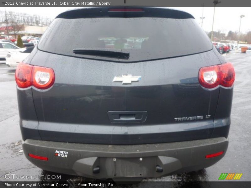 Cyber Gray Metallic / Ebony 2012 Chevrolet Traverse LT